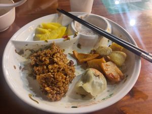 Smaller second Round at QīngXīn SùShí 清心素食 in Nanjing