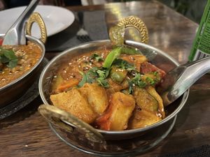 Vegan potato based dish  #Veganuary at BeBe Spice in Pai