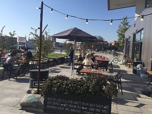 outside at Guga Sweet in Gdansk