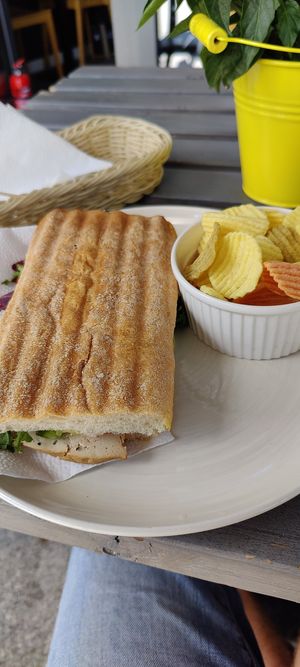 Panini with tofu at Guga Sweet in Gdansk