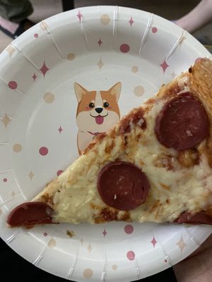 Vegan Pepperoni 🍕  at Nancy's Pizza in Moscow