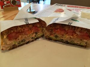Tuna Melt Sandwich at Veggie Grill by Next Level in Cambridge