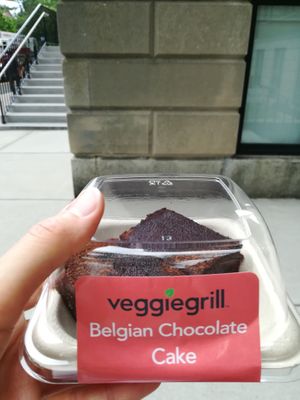 take away cake at Veggie Grill by Next Level in Cambridge