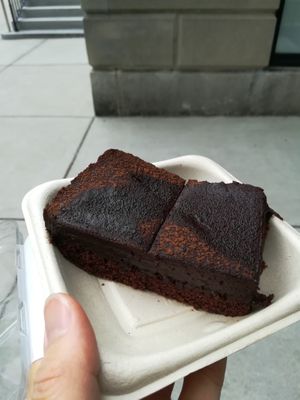 Belgian Chocolate Cake at Veggie Grill by Next Level in Cambridge