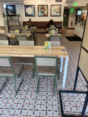 Seating   at Veggie Grill by Next Level in Cambridge