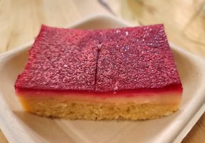 Lemon Raspberry Cake at Veggie Grill by Next Level in Cambridge
