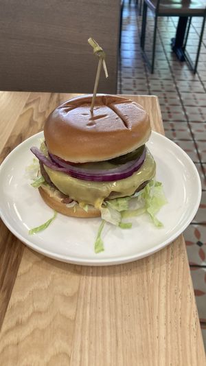 BK burger. Delish  at Veggie Grill by Next Level in Cambridge