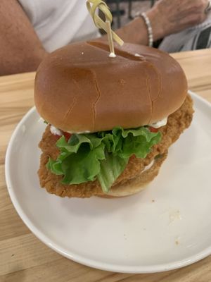 Chick’n sandwich  at Veggie Grill by Next Level in Cambridge