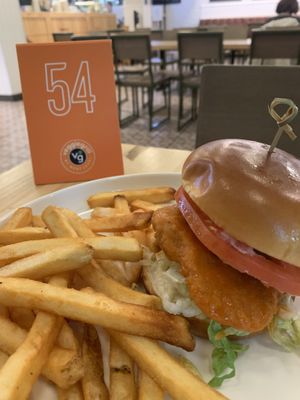 Buffalo Bomber sandwich  #Veganuary at Veggie Grill by Next Level in Cambridge