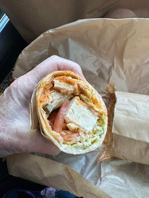 To die for buffalo chicken wrap  at Veggie Grill by Next Level in Cambridge