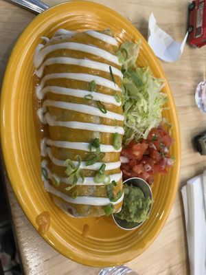 Smothered chikin burrito   at Next Level Veggie Grill in Cambridge