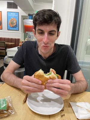   at Next Level Veggie Grill in Cambridge