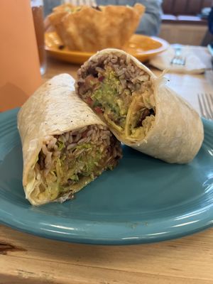 steak asada burrito  at Next Level Veggie Grill in Cambridge
