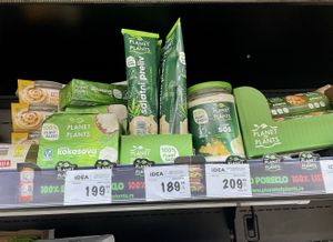 Vegan sauces  at iDEA in Belgrade