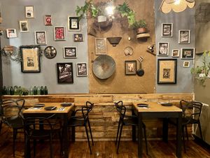 Dining roomm #Veganuary at Casa Dumplings in Valparaiso