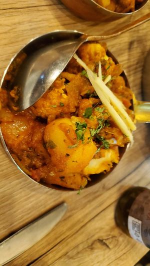 Aloo gobi at Royal India in Zagreb