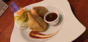 Vegetarian Samosa at Royal India in Zagreb