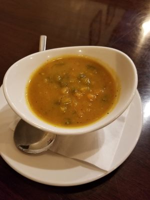 Butternut squash soup at Rosemary in Albuquerque