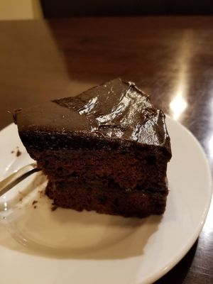 Avocado chocolate cake! at Rosemary in Albuquerque