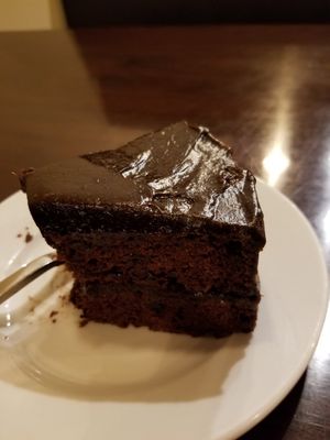 Avocado chocolate cake! at Rosemary in Albuquerque