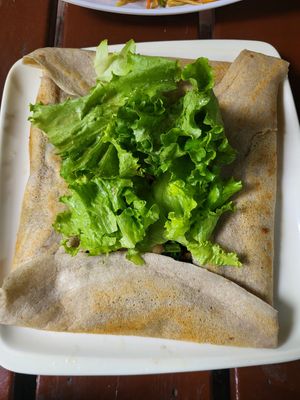 Crêpe vegane at French Creperie and Bar in Kathmandu