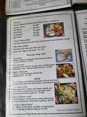  at French Creperie and Bar in Kathmandu