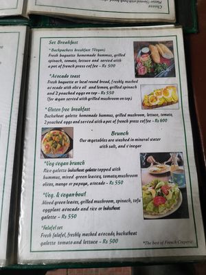  at French Creperie and Bar in Kathmandu