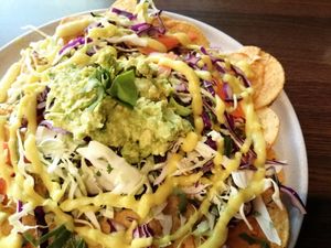 Nachos at Zen Den in Mooloolaba