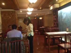 Inside view at GōngDé Lín - Godly - Huanghe Rd in Shanghai