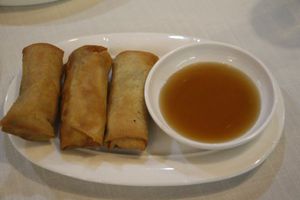 Spring roll at GōngDé Lín - Godly - Huanghe Rd in Shanghai