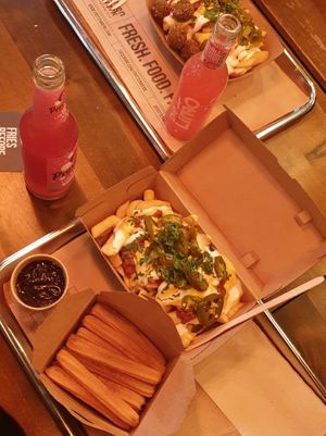 Chili cheese fries and curros at Frittenwerk - Kohlmarkt  in Braunschweig