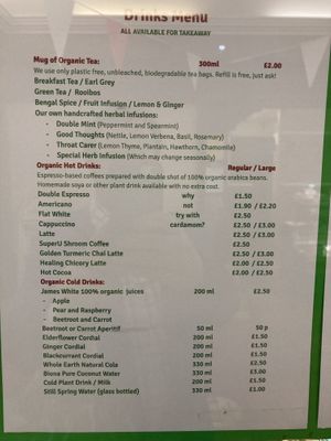 Drinks at Simple Goodness in Penrith