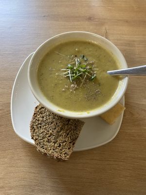 Thai veg soup so tasty!  at Simple Goodness in Penrith