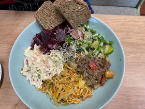 Salad bowl at Simple Goodness in Penrith
