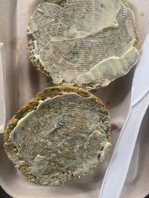 Spinach scone with vegan spread  at Simple Goodness in Penrith