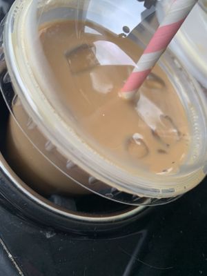 Iced latte  at Simple Goodness in Penrith
