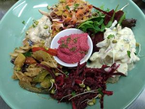Mixed salad bowl at Simple Goodness in Penrith