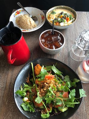 Yum Kao Todd - rice ball salad.  at Jing Jing in Dandenong