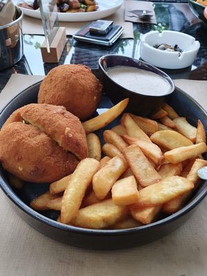 Arancini & Frittiertes von der Kartoffel at La Cucina Verde in Friedrichsthal