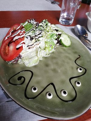 Little salad that comes with some main dishes at La Cucina Verde in Friedrichsthal