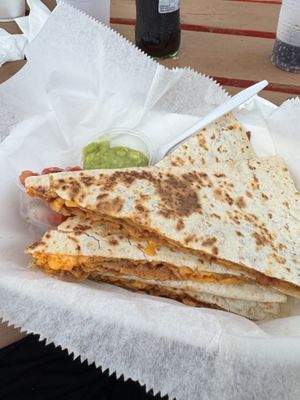 Quesadilla with seitan   at Xtreme Tacos in Tampa