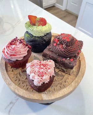 Valentine’s Day baked goods! at The Baklava Lady in English Town