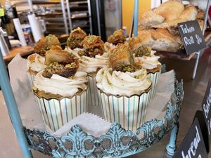 Baklava cupcakes  at The Baklava Lady in English Town