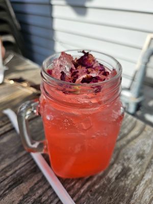 Rose water lemonade  at The Baklava Lady in English Town