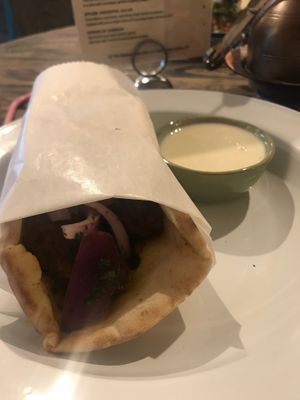 Kofte at The Baklava Lady in English Town