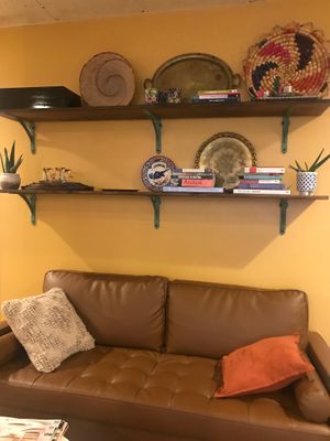 Couch area at The Baklava Lady in English Town