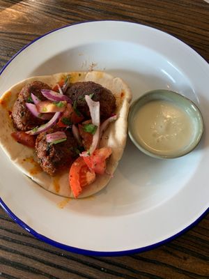 Kofte - Turkish Meatbals at The Baklava Lady in English Town