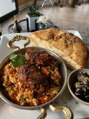 Menemen with kofte added at The Baklava Lady in English Town
