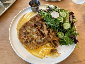 Korean pancake  at Down 2 Earth in Langley