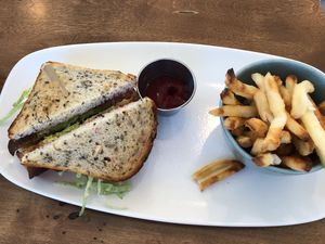 Club sandwich  at Down 2 Earth in Langley